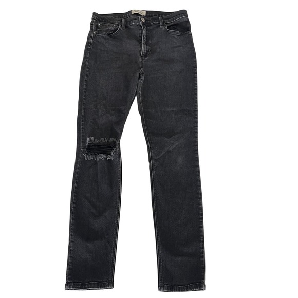 Reformation Black High Rise Skinny Jeans‎ Ref Sustainable Denim Women's 30